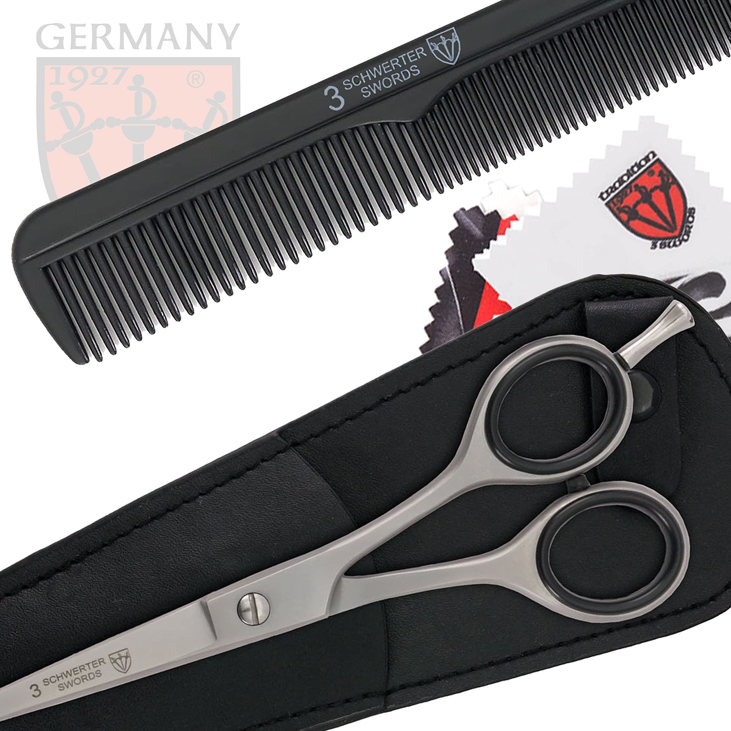 3 Swords Germany - Brand quality professional HAIR scissors, extra sharp