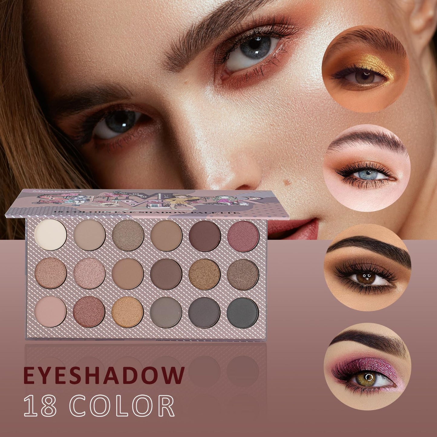 Makeup Set All in One Makeup Kit for Women and Teens Makeup Sets for Women Full Kit Makeup kits for teens Makeup Gift Set for Girls (Brown)