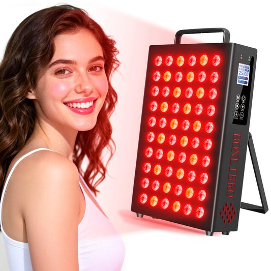 Red & Infrared Light Therapy for Face and Body, Red Light Therapy Panel with Remote, High-Power LED Light Therapy to Improve Skin & Boost Energy, Perfect for Fitness| Workout Recovery, Best Gift