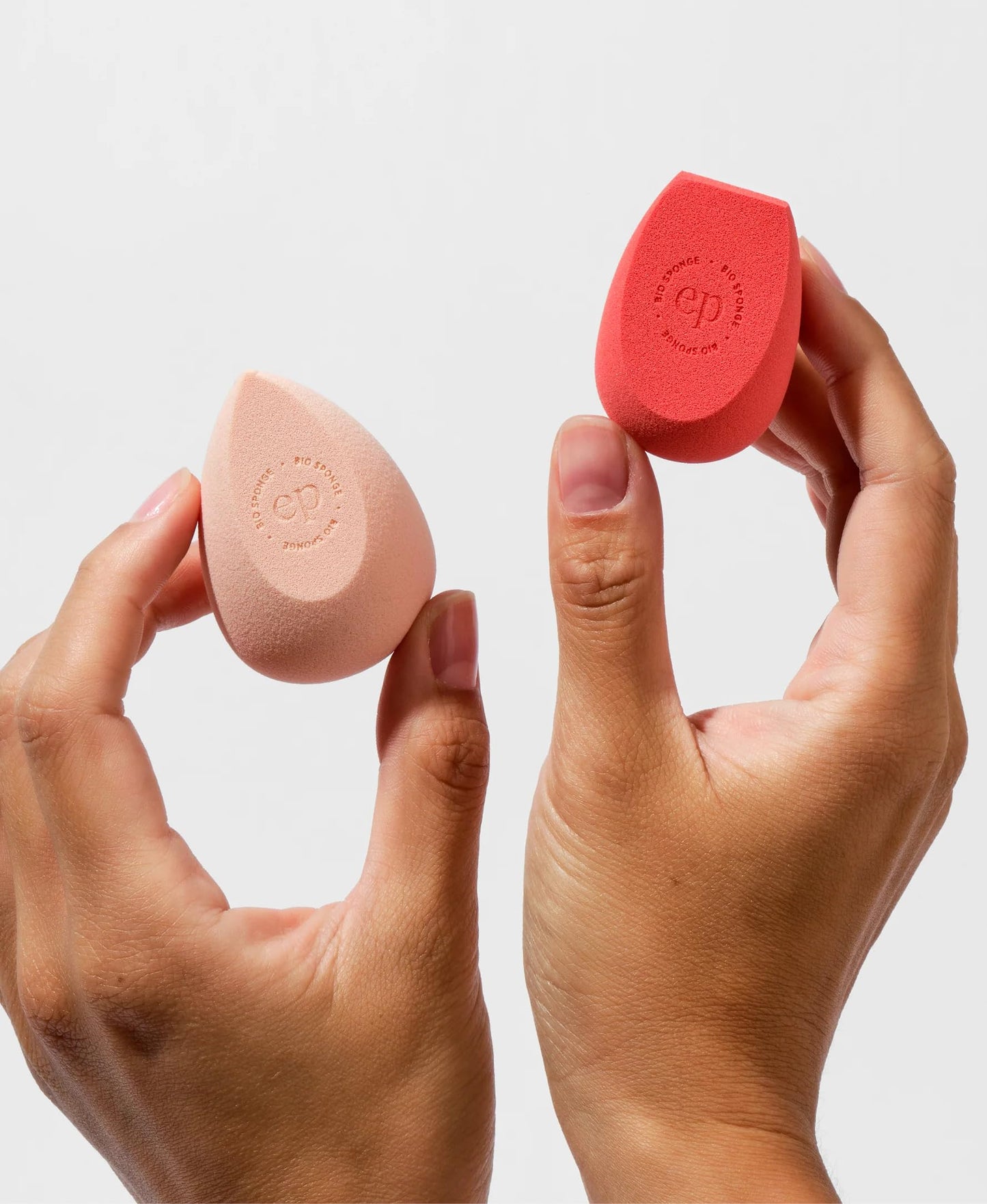 Ere Perez - Bio All-Beauty Sponge Duo | Multiple Edges for Precise Application, Streak-Free Finish, Pointed + Slanted Sponges | Vegan, Cruelty-Free, 100% Plant-Based