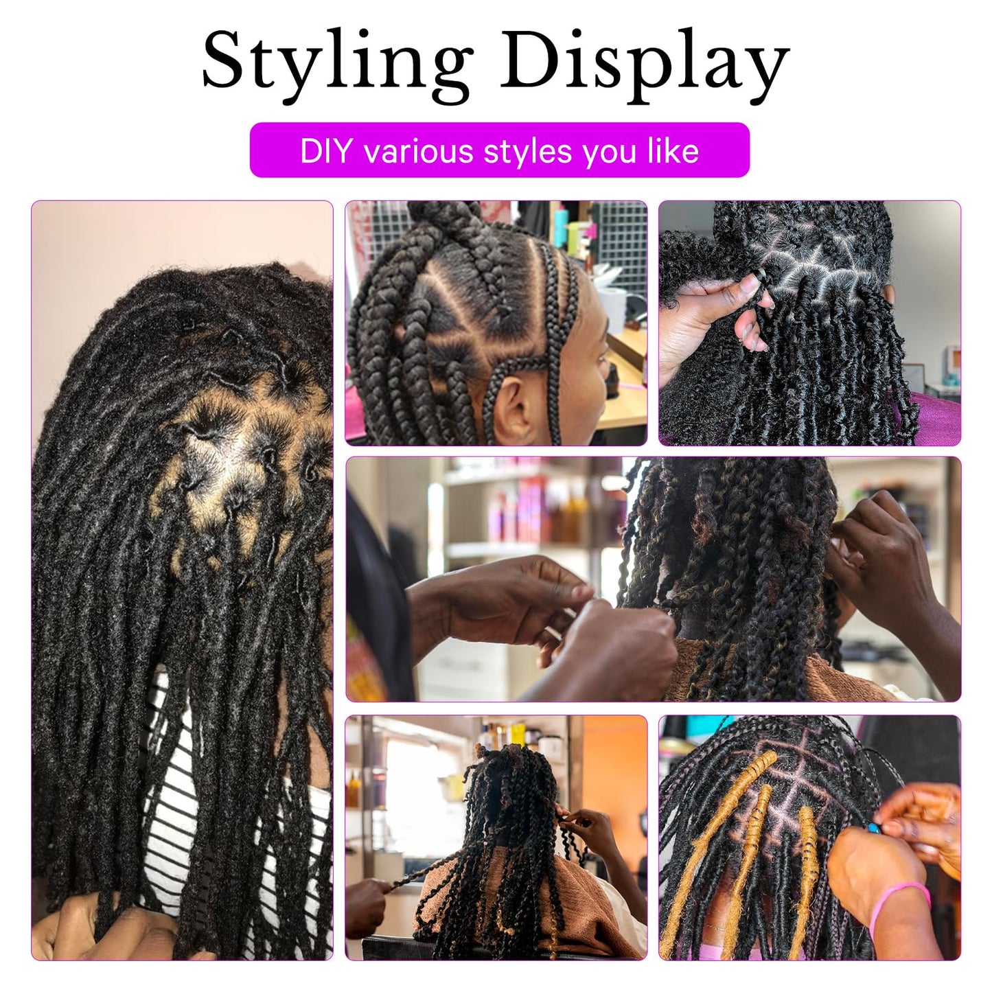 100% Mannequin Head Human Hair,18" Real Hair Mannequin Head,Cosmetology Manikin Doll Head for Hair Styling,Practice Dying, Braiding Curling Training Head with Table Clamp,Black
