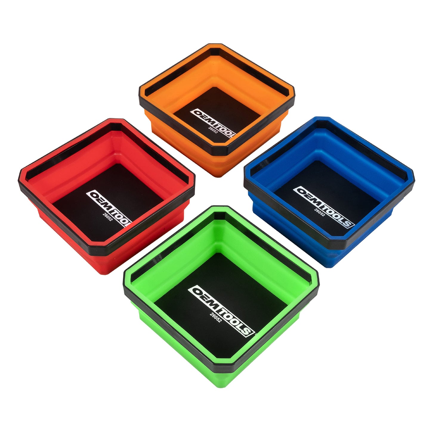 OEMTOOLS Foldable Magnetic Tray Set, 4-1/2" Magnetic Tray for Small Parts