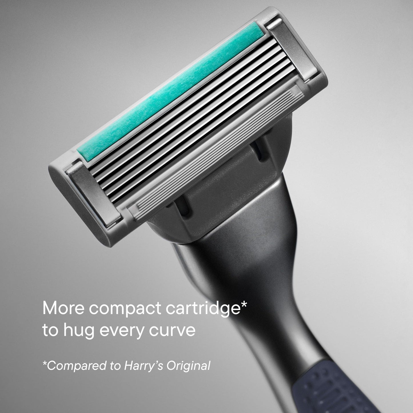 Harry's Plus Shaving Kit for Men - Premium Handle, 5 Razor Blade Cartridges, Foaming Shave Gel, and Travel Blade Cover - TSA Approved Travel Essentials - Advanced Pivoting System - Tide