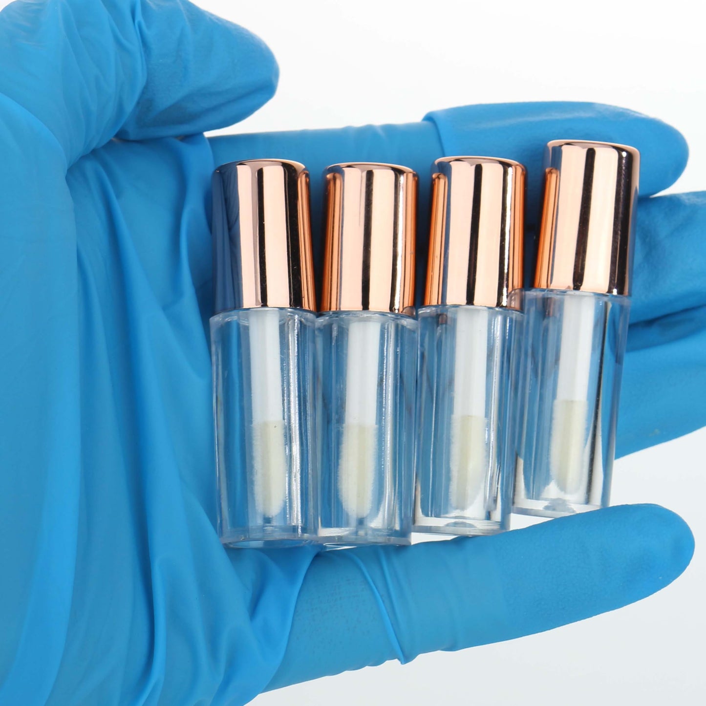 COSIDEA 26pcs Empty Rose gold 0.8ml mini lip gloss tubes Sample size lipgloss containers for sample sack lip oil DIY wholesale