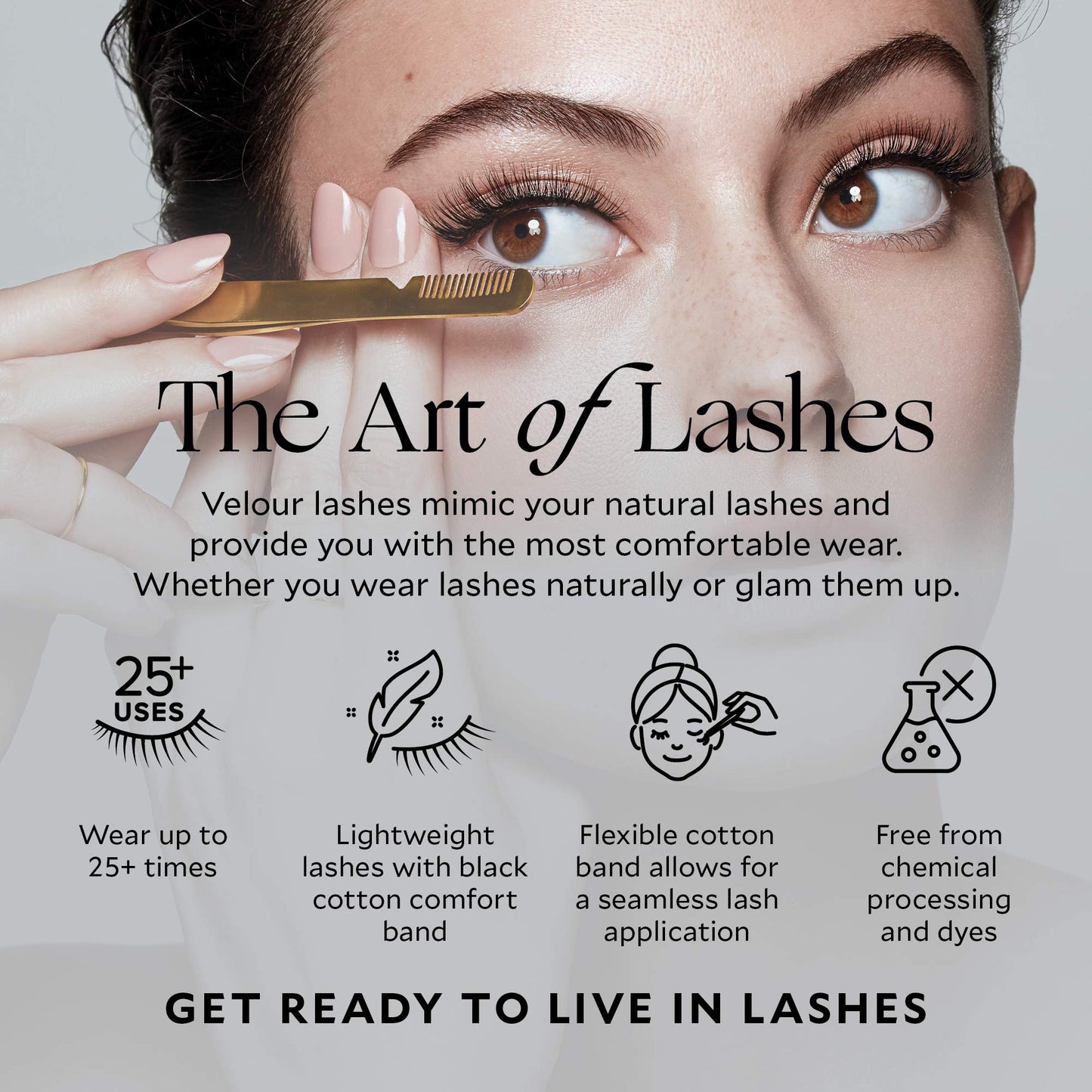 Velour Too Clean Lash Wand, 2 in 1 Eyelash Cleansing Brush for False Lashes and Eyelash Extensions, Brow and Lash Brush