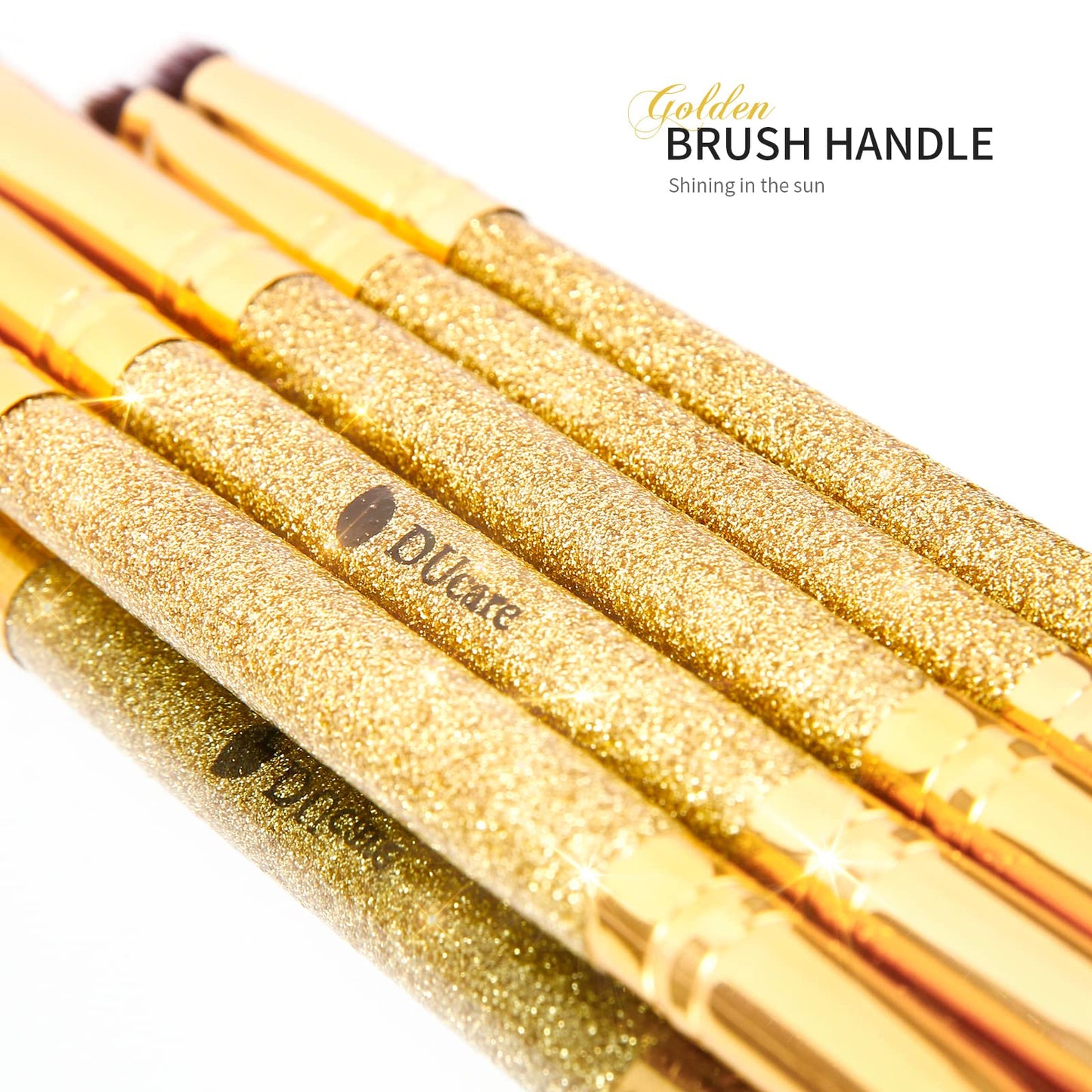 DUcare Eyeshadow Brushes 5pcs Double Sided Eyebrow Brush Makeup Brushes with Soft Synthetic Hairs Double Ended Eyeshadow Brush Set for Eyeshadow, Eyebrow, Eyeliner, Blending