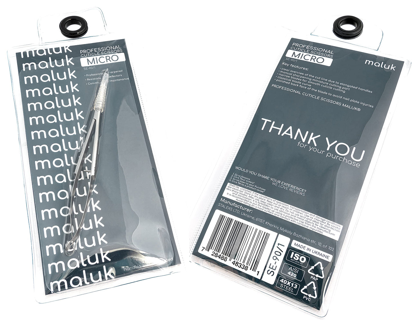 Professional Cuticle Scissors Maluk Micro
