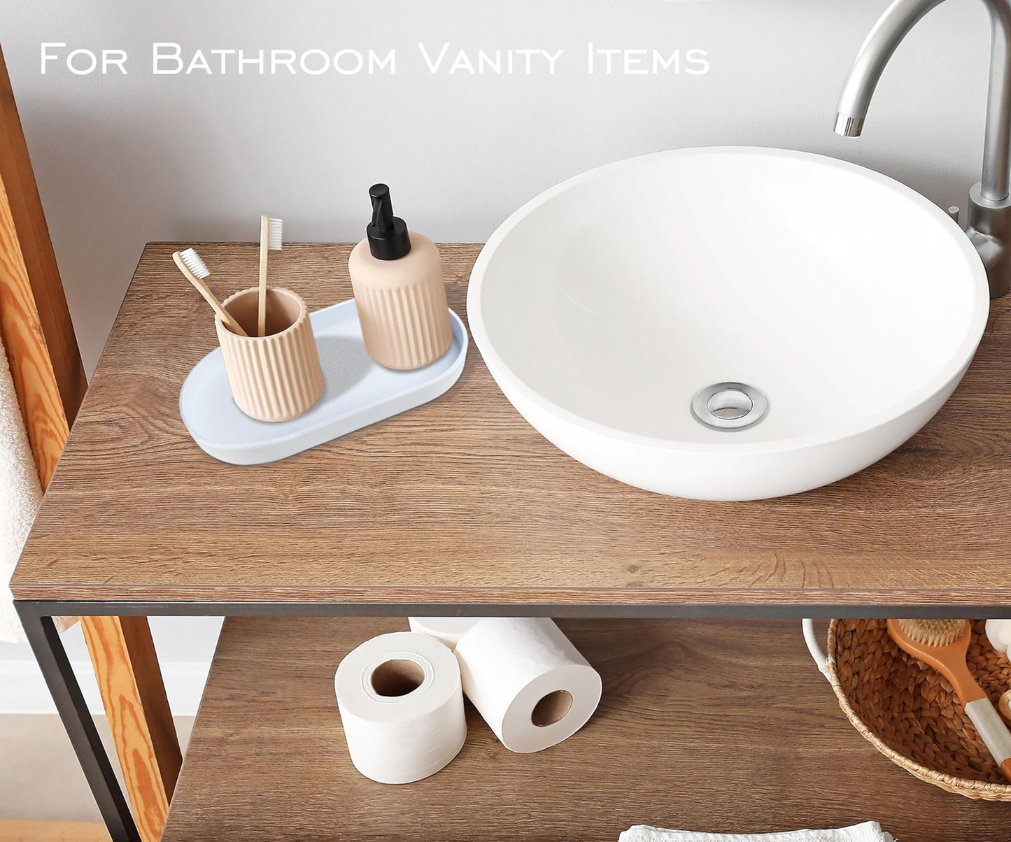 VCREATC White Small Tray (10 inch), Oval Tray