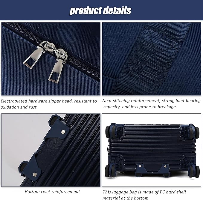 DOJUNS Rolling Duffle Bag with Detachable Wheels, 2025 Upgrade Expandable Foldable Suitcase for Travel, Collapsible Luggage Carry on Duffel Overnight Weekend Bag (Dark Blue)