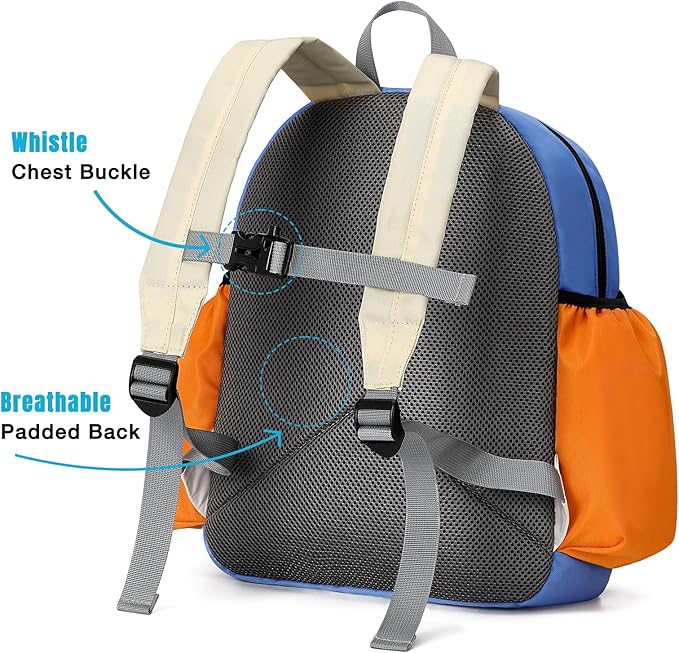 STEAMEDBUN Toddler Backpack for Boys 2-4: Preschool Kindergarten Backpacks - 12 inch Daycare Backpack