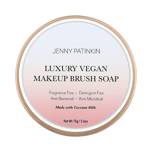 Jenny Patinkin Makeup Brush Cleaner Soap, Luxury Vegan Makeup Brush Soap, For All Types of Bristles – Synthetic & Natural Solid Cleansing, Professional Cleaning Solution, Cruelty-Free
