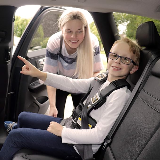 RideSafer - Large Yellow, Lightweight, Compact, Portable Car Seat - Perfect for Travel and Everyday Child Safety