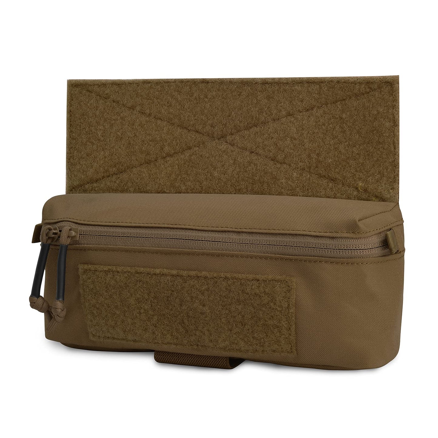 PETAC GEAR Tactical Mini Drop Pouch Fanny Pack Tool Pouch for Tactial Vest Chest Rig Coyote Brown