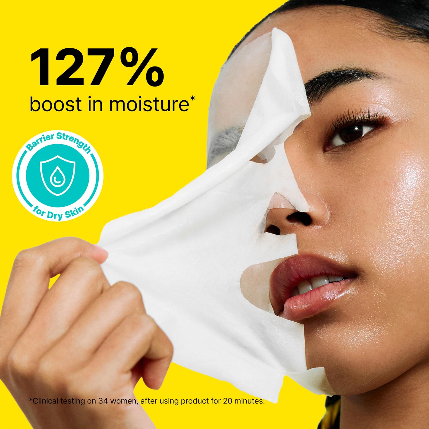 Dr.Jart+ Ceramidin Skin Barrier Moisturizing Korean Face Mask with Ceramides | Sheet Mask | Beauty Gifts for Women | Korean Skin Care, 5 Pack