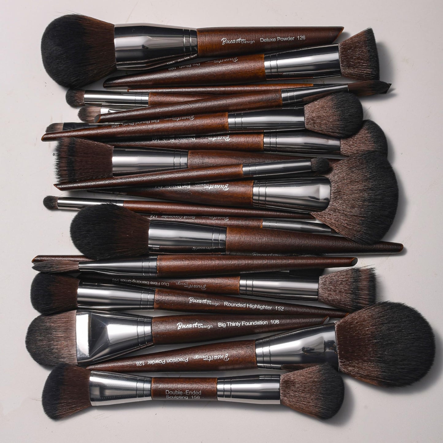 Bueart Design 38Pcs Professional Makeup Brushes Set With Extra Large Holder,Premium Soft Synthetic Brush For Foundation Blush Powder Contour Concealer Blending Bronzer Eyeshadow