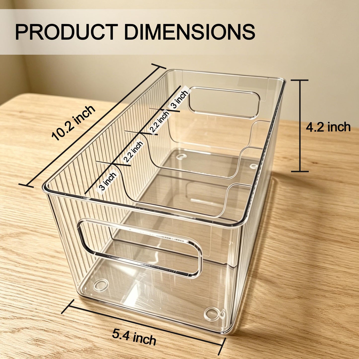 Fevont Belt Organizer - with Handles & Stackable Design, Belt Storage Holder for Closet and Drawer, 4-Compartment Display Case for Ties, Socks, Underwear