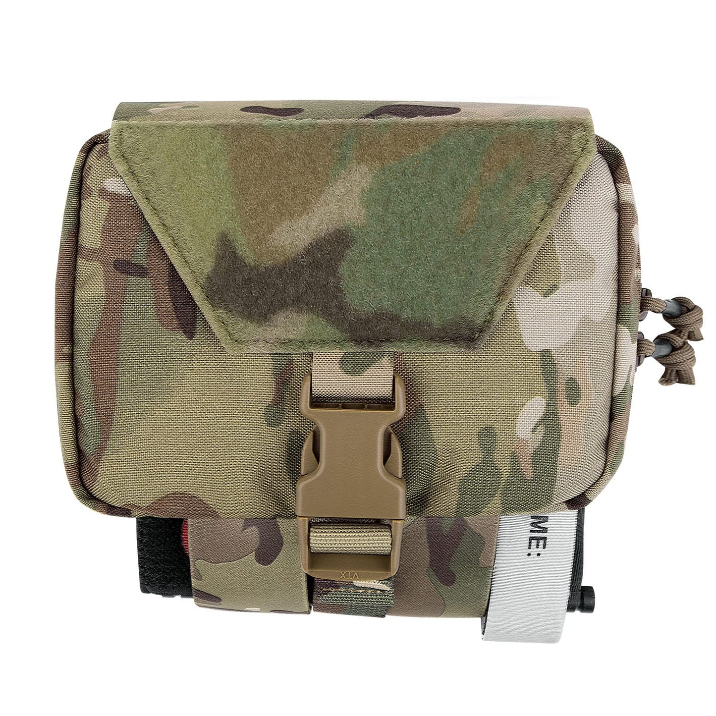 PETAC GEAR Tactical Rip Away Medical Pouch Tear Off First Aid IFAK Pouch Molle & Belt Horizontal Outdoor Emergency Survival Bag … (MC)