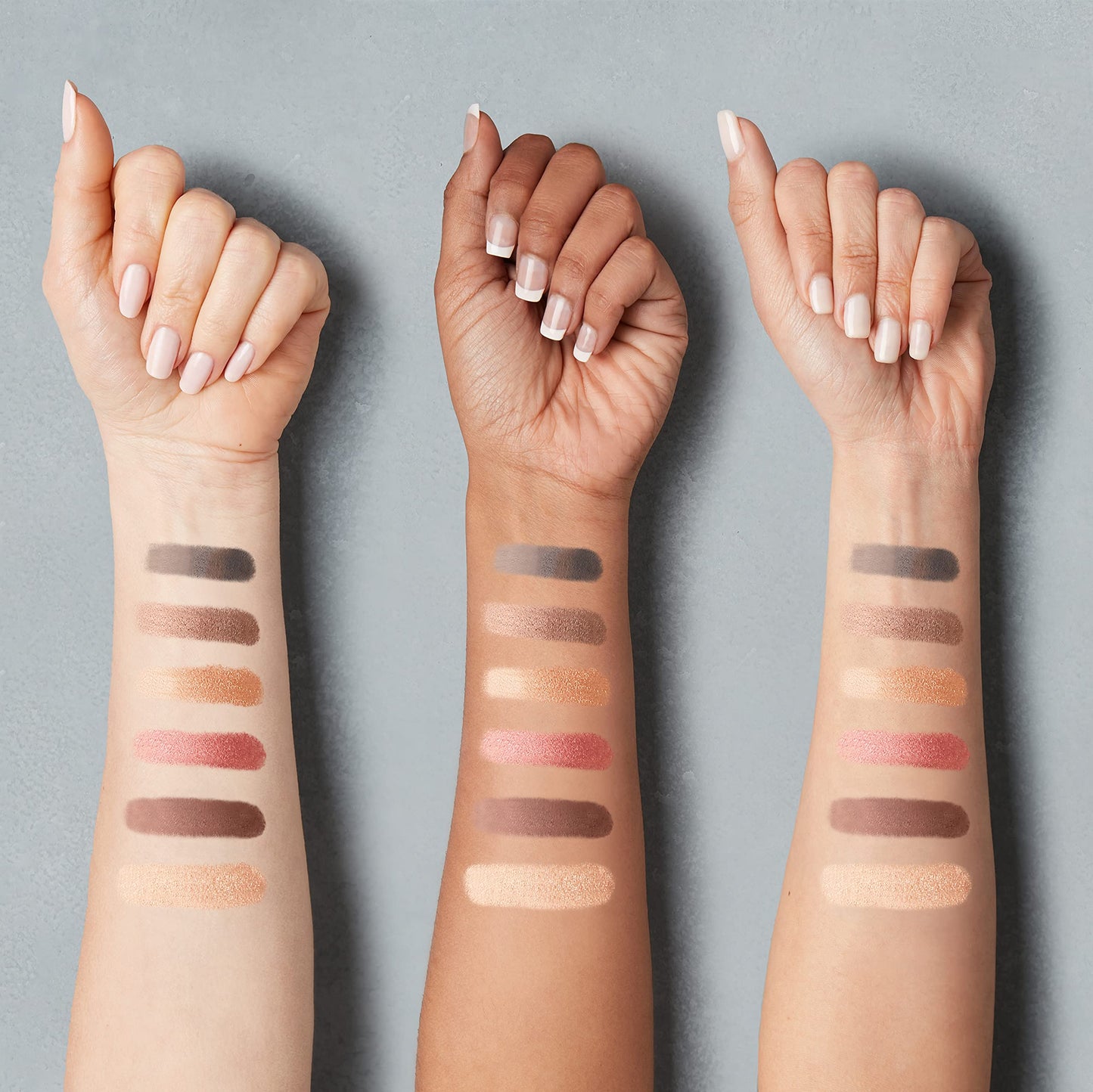 Eyeko Limitless Eyeshadow Palette 3 - High Pigment - 6 Shades - Blendable Warm Browns and Champagne Shimmers - Lightweight - Vegan