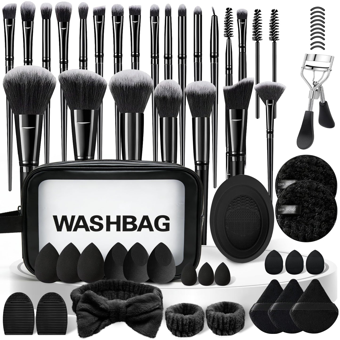 CLRDZN Makeup Brush Set, 62Pcs Makeup Brushes Set Professional, Multi-functional Makeup Brush Sets & Kits with Case Facial Makeup Accessories, Foundation Makeup Brush Kit Eye Make up Brushes & Tools