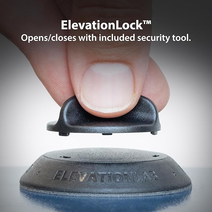 Elevation Lab AirTag Adhesive Security Mount (4 Pack) - TagVault™ - The Secure & Low-Profile AirTag Adhesive Holder | 3M VHB, Waterproof, Security Tool, Patented, Find Your Bike, Car, Skis