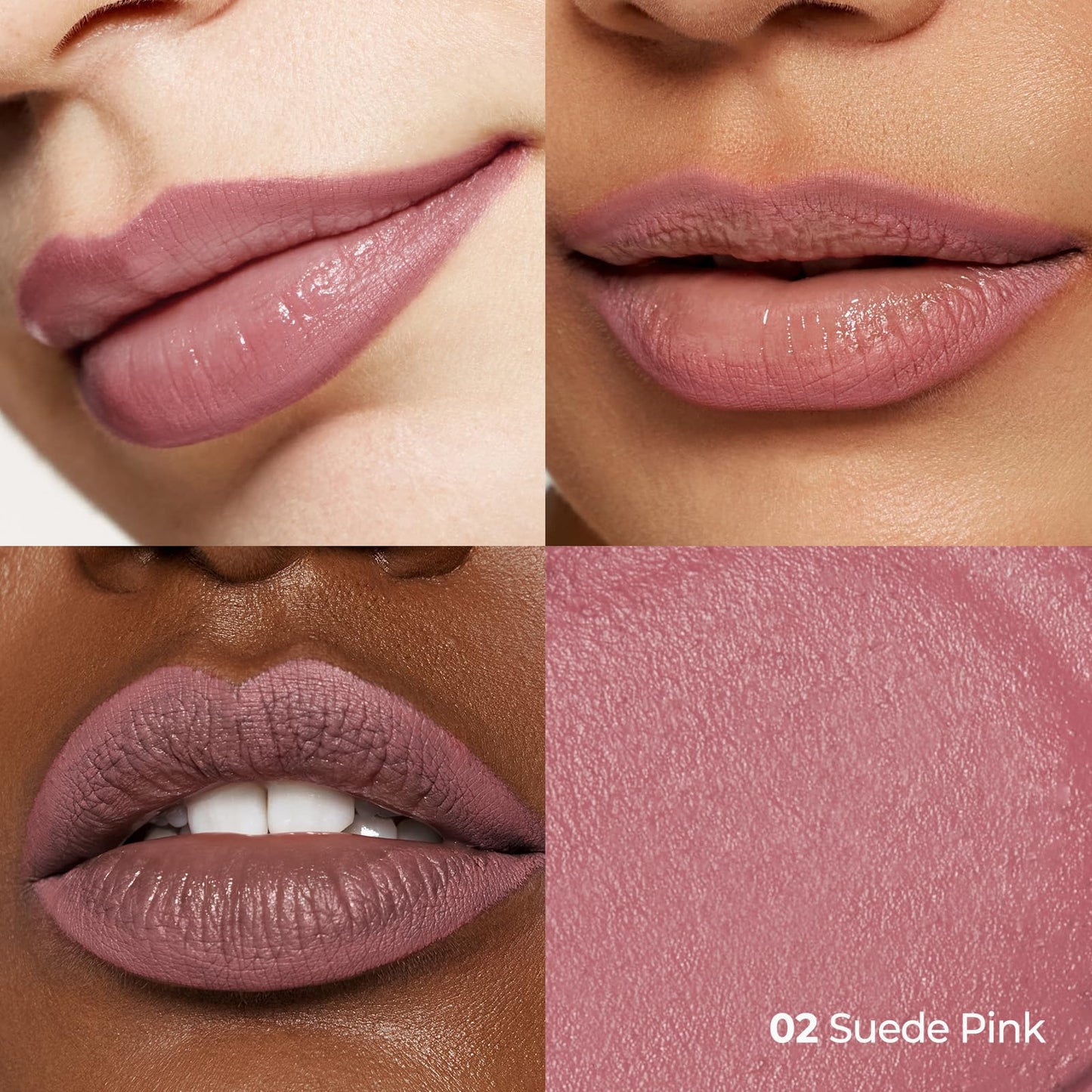Laka Lip Liner - Smooth & Blendable Soft Matte Lip Contour Pencil for Shaping & Overlining Lips | Waterproof Formula, Oil-Cleanse Off, Long-Lasting Wear | #02 Suede Pink, 0.02oz