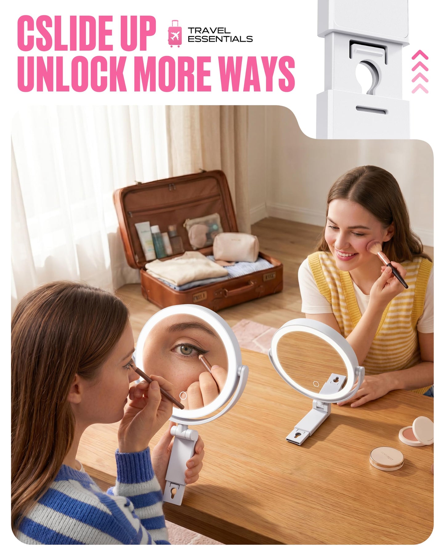 eeuuty Makeup Mirror with Lights 2026 New