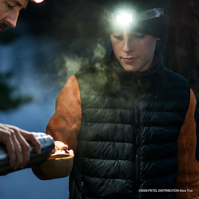 PETZL, Aria 1 Headlamp Black, Compact, Durable, and Waterproof headlamp Designed for Proximity Lighting. 350 lumens