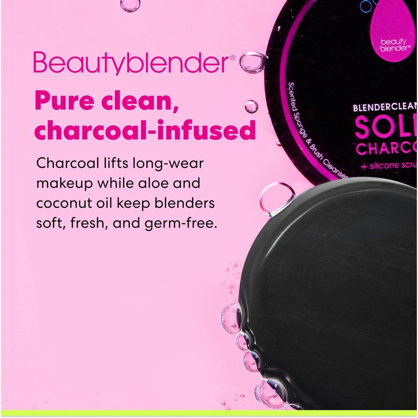 beautyblender Blendercleanser Solid Charcoal, 1oz