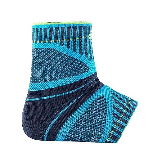 Bauerfeind Sports Ankle Support Dynamic - Ankle Compression Sleeve for Freedom of Movement - 3D AirKnit Fabric for Breathability - Premium Quality & Washable (XXL, Rivera)