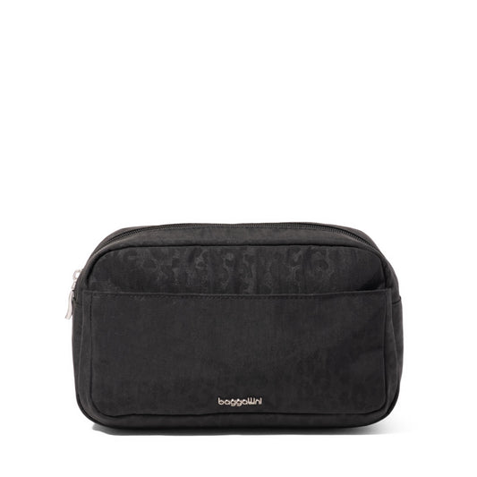 Pocket Cosmetic with Brush Organization - Lightweight 9.4”x5.5”x3.5” Makeup Bag - Travel Essentials Makeup Organizer