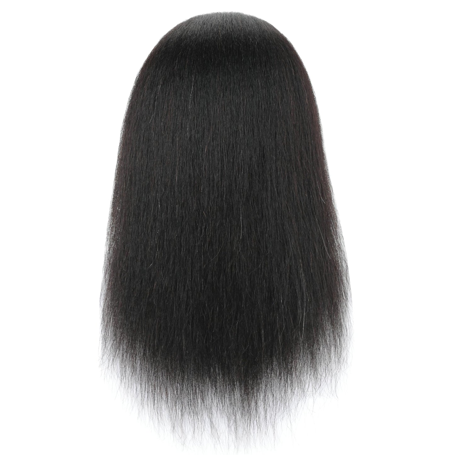 FUTAI African American Mannequin Head 100% Real Human Hair Manikin Doll Style Head for Practice Braiding Styling Cosmetology Training with Stand