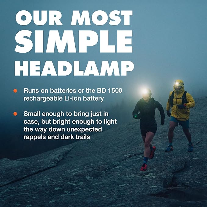 BLACK DIAMOND Astro 300 Headlamp | 300 Lumens | 3X AAA Batteries Included | Compact, Lightweight for Camping, Hiking & Climbing (Ops Black)