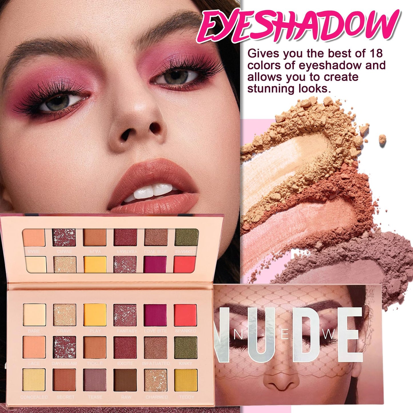 Makeup Kit for Women Full Kit, Beginner Makeup Set Gift Sets for Teen Girls, All in One Bulk Make Up Bundle Include Eyeshadow Palette Foundation Lip Gloss Concealer Eyeliner Mascara Makeup Brush Set