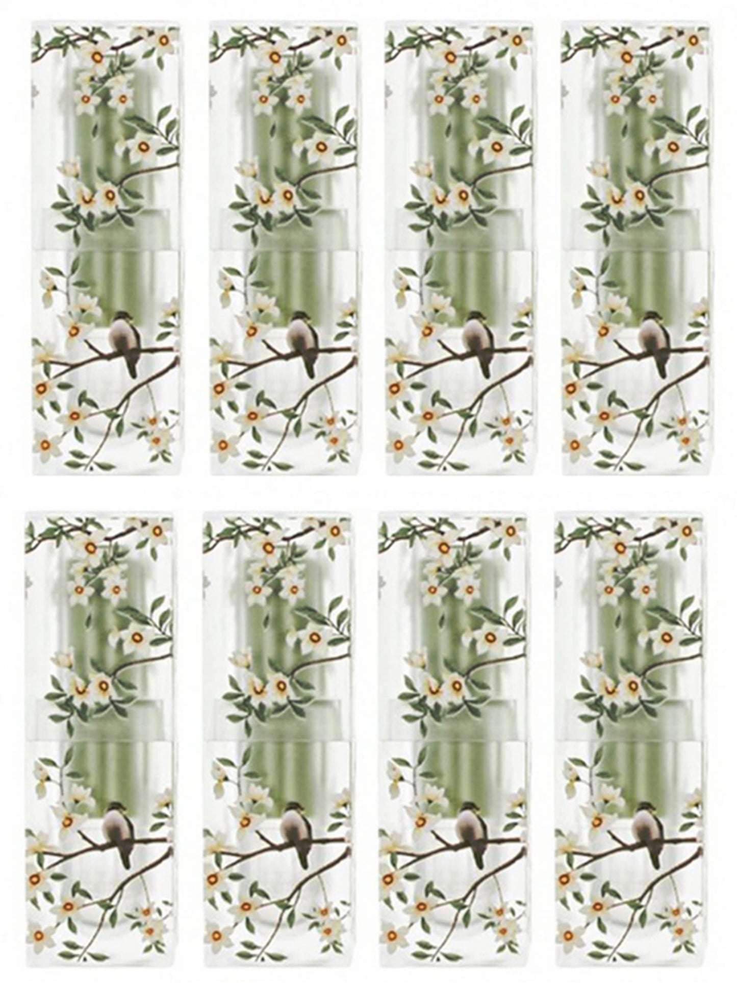 CTKcom 3.5ml Lip Balm Tubes Lipstick Tubes Spring Themed Empty Plastic Lip Tube 3D Pritned Flower Bird Refillable Container for DIY Homemade Lipstick Lip Balm Cosmetic Makeup,8 Pack