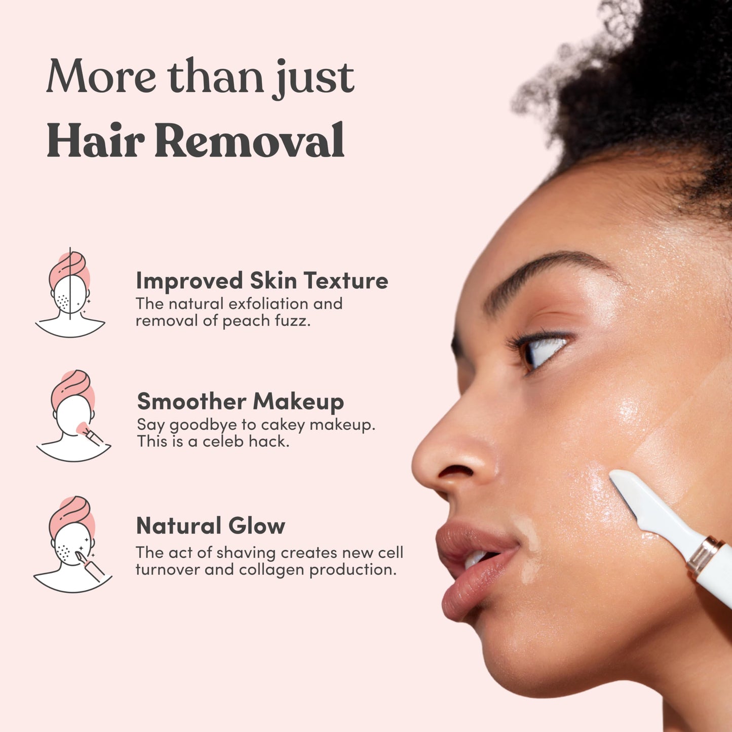 Jill Dermaplane Razor Refills for Women – 8 Single-Use Face Razor Blades for Facial Hair Removal & Exfoliation – Fits Jill Original Dermaplaner Only (Not Compatible with Pro Kit)
