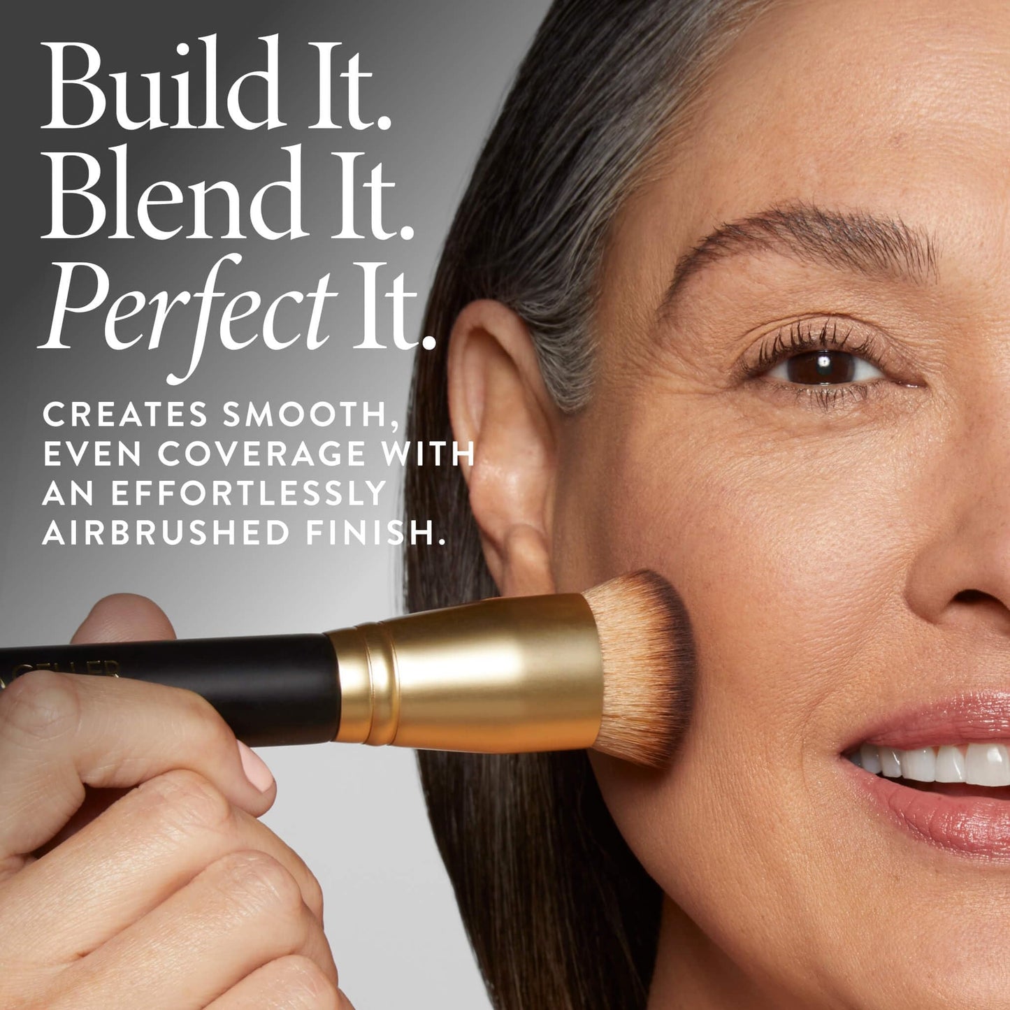LAURA GELLER NEW YORK Cosmetic Professional Makeup Brushes - Cruelty-Free - 06 Full Coverage Foundation Blending Brush