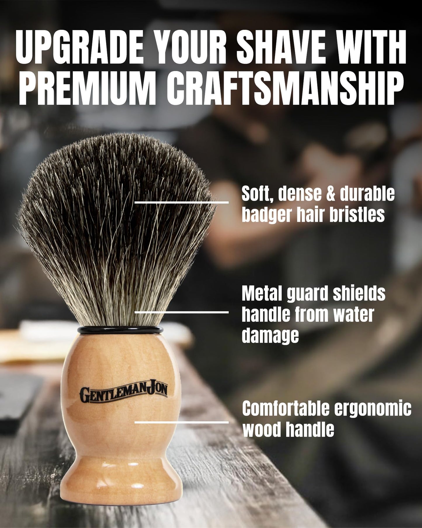 Gentleman Jon Supreme Shaving Collection - Deluxe Safety Razor Shaving Kit & Extra 50-Pack Platinum Double Edge Razor Blades - Extensive Wet Shave Set for Men - Superior Comfort and Smooth Shaves