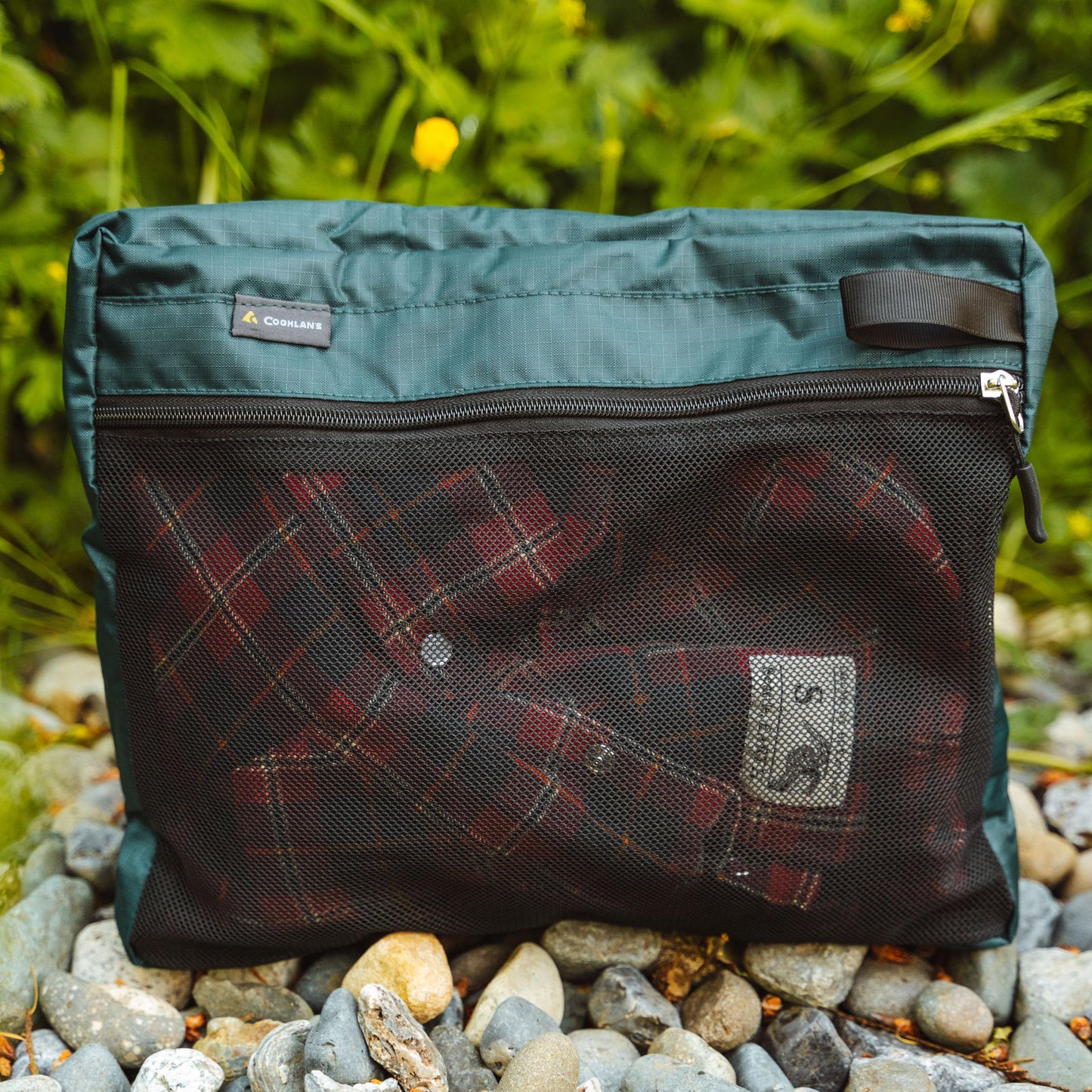 Coghlan's Organizer Bags Set - 3 Sizes (7.5"x3.5", 10"x8", 12"x10") - Lightweight Oxford Ripstop with Mesh Front, Zippered Access - Ideal for Camping Gear, Travel Essentials, and Storage Solutions