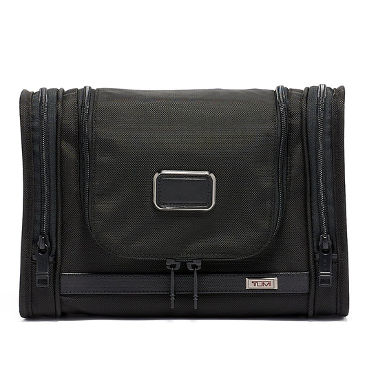 TUMI - Alpha Hanging Travel Kit - Toiletries and Cosmetics Organizer - Travel Essentials Bag with Hooks & Pockets - Black