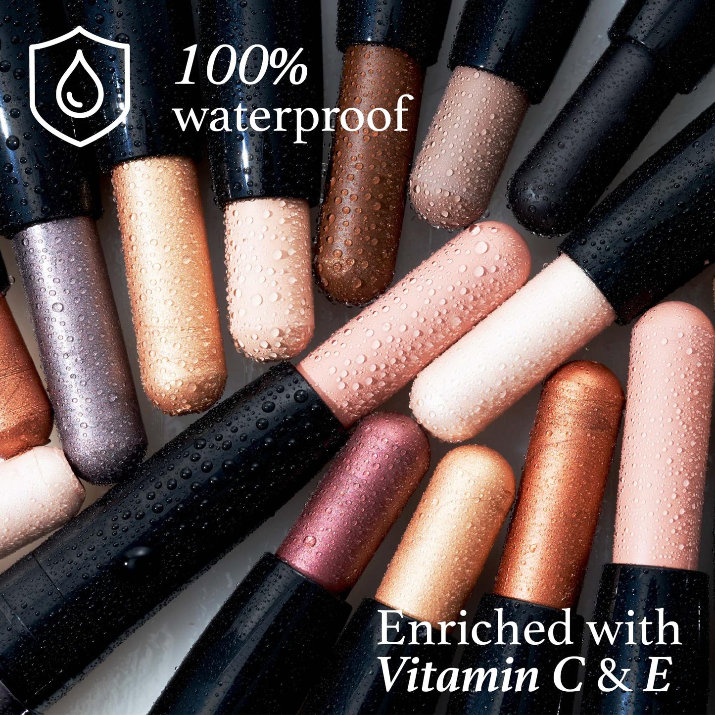 Julep Eyeshadow 101 Crème to Powder Waterproof Eyeshadow Stick, Smoky Tawny Matte & It's Balm Lip Balm Crayon, Full-Coverage Lipstick & Lip Moisturizer with Semi Gloss Finish, Sweet Sangria