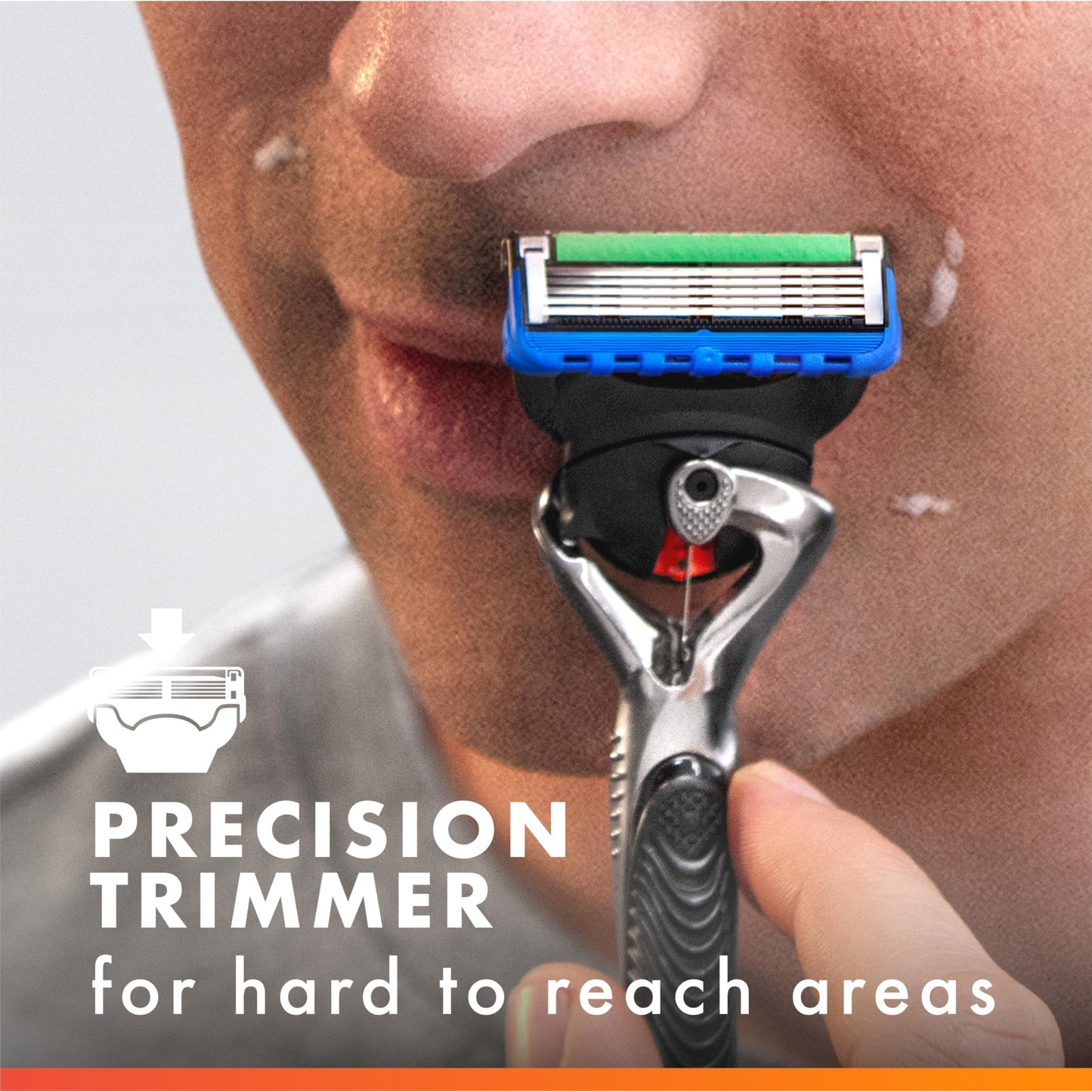 Gillette Fusion5 Proglide Razor for Men, 5-Blade, 1 Razor Handle, 5 Blade Refills, with Travel Case