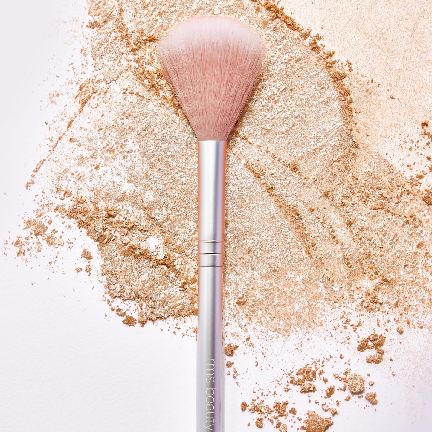 RMS Beauty Skin2Skin Face Makeup Brush - Vegan Synthetic Beauty Tools for Foundation, Concealer and Blush Application