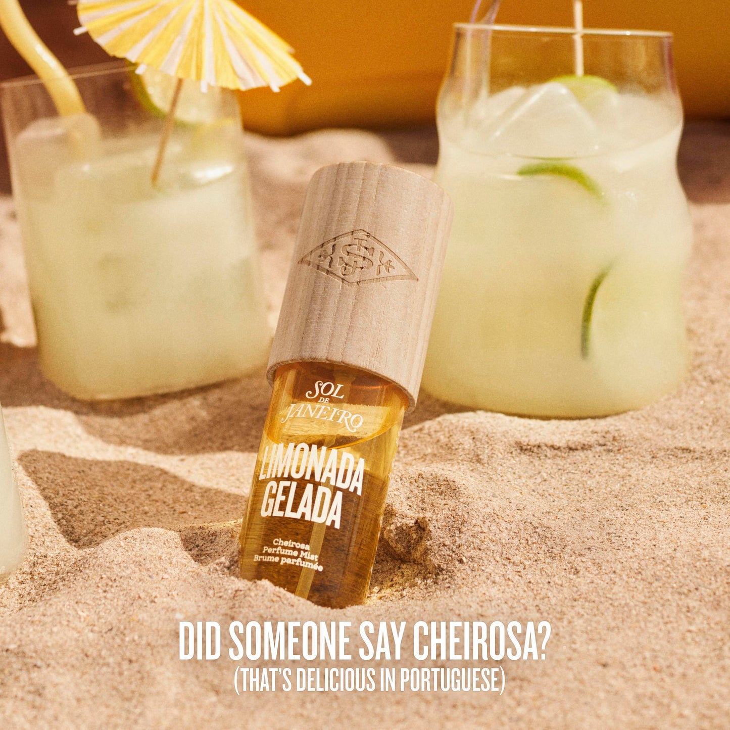 Sol de Janeiro Limited Edition Hair & Body Perfume Mist Fragrance (3 Fl Oz (Pack of 1), Limonada Gelada)