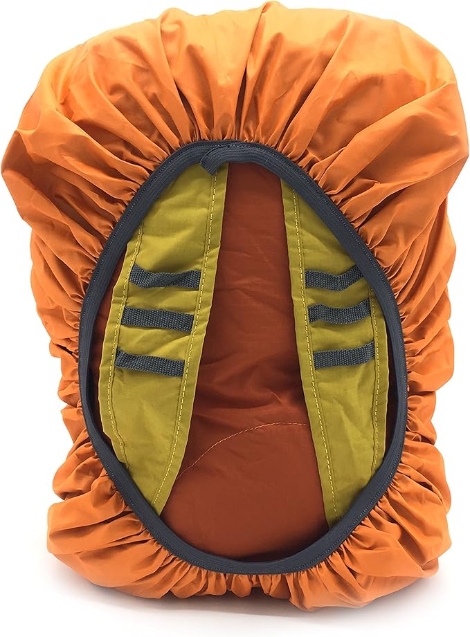 Silfrae Waterproof Rucksack Cover Backpack Rain Cover 30L-100L for Travel Climbing Hiking (Orange, 30L-40L)