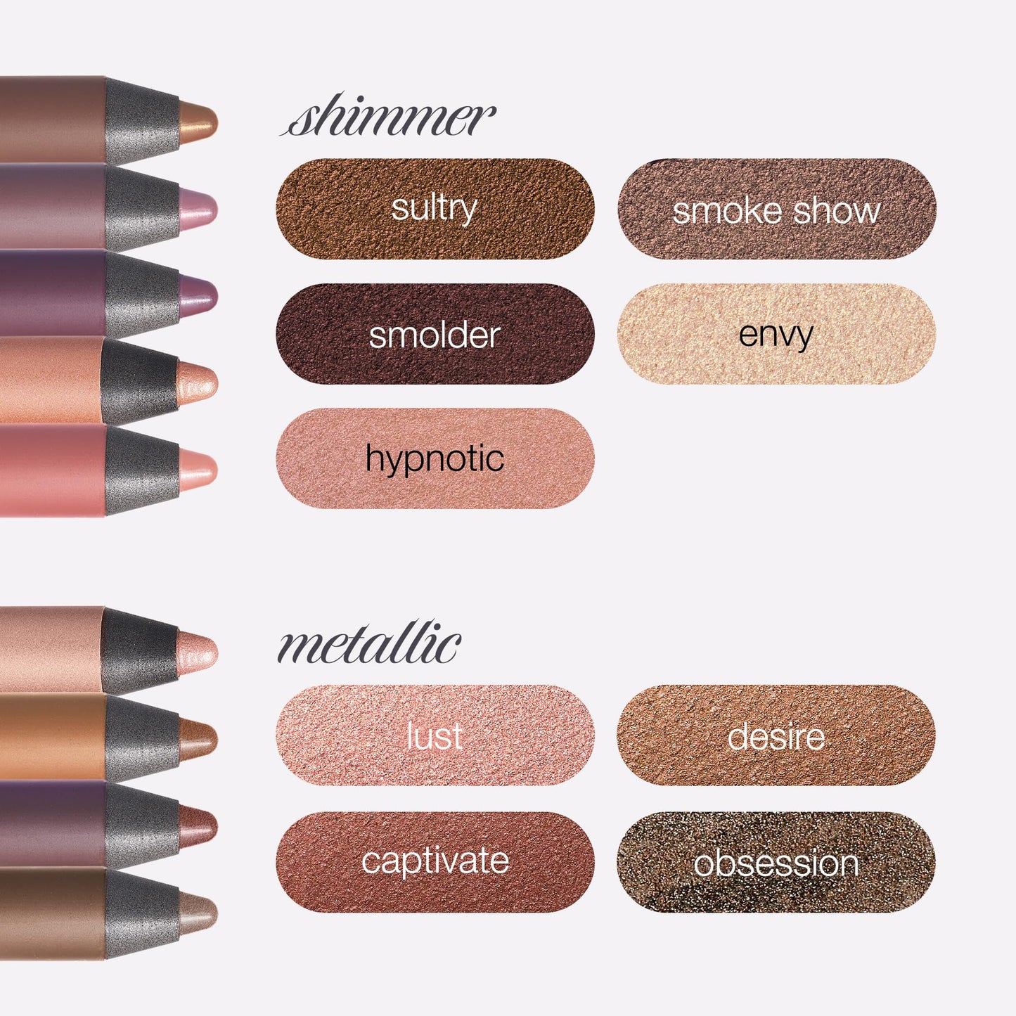 tarte smolderEYES shadow liner – Multi-Use Waterproof Makeup Doubles as Eyeliner & Cream Eyeshadow with Smudger Applicator, Blendable Lazy Girl Hack, Vegan & Cruelty-Free, full size, smoke show