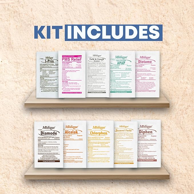 Cruise Essential On-The-Go Refill First Aid Kits | Travel Size | Deluxe | Travel Medicines