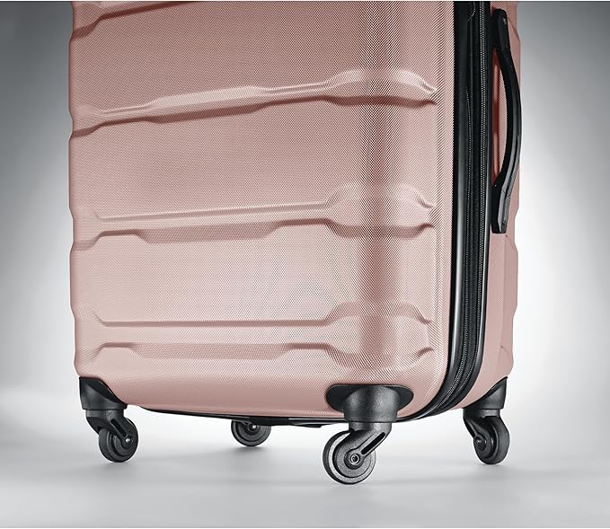 Samsonite Omni PC Hardside Expandable Luggage with Spinner Wheels, Carry-On 20-Inch, Pink