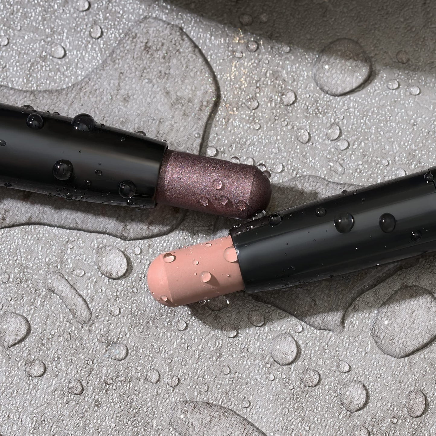 Julep Eyeshadow 101 Crème to Powder Waterproof Eyeshadow Stick Duo, Smoky Amethyst Shimmer & Putty Matte