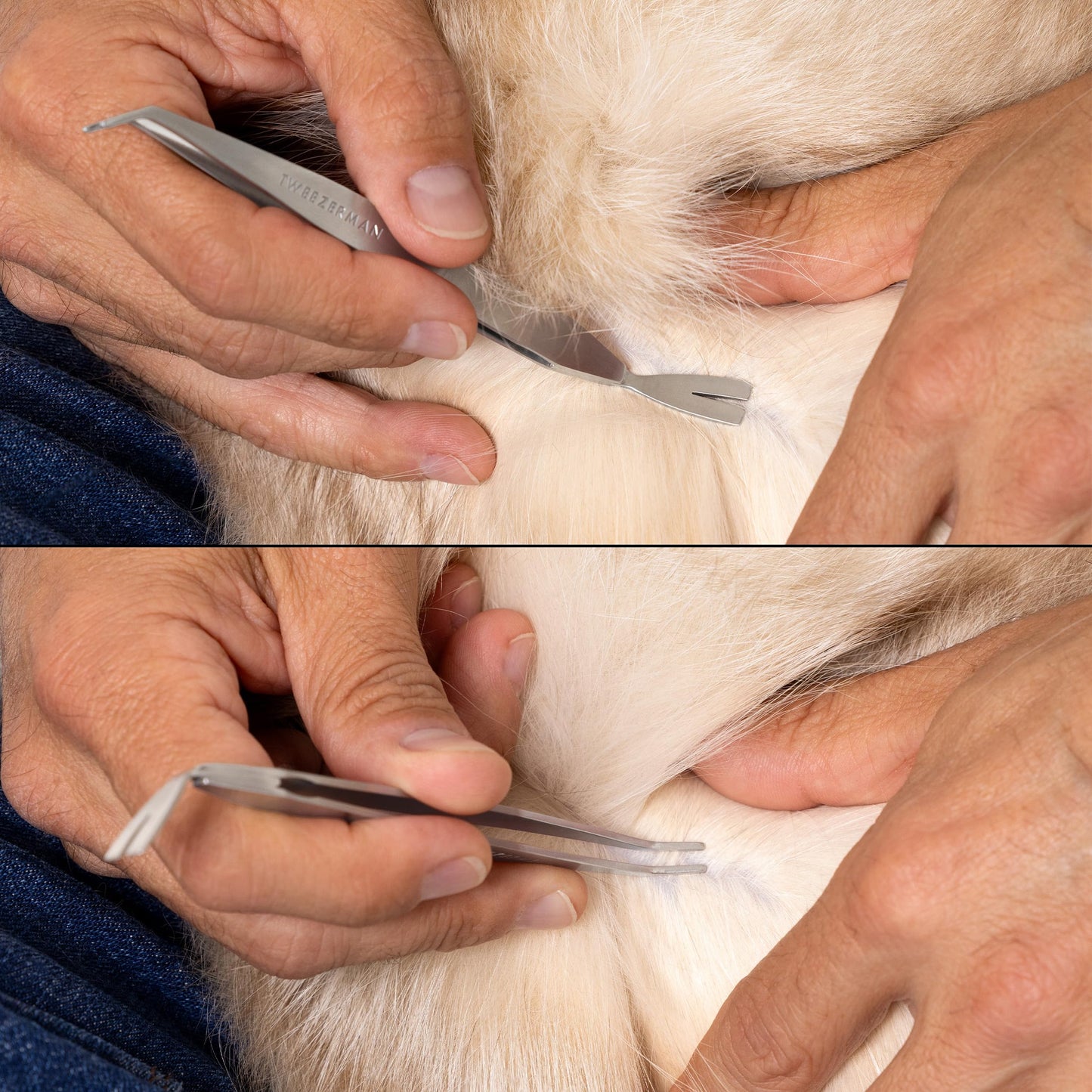 Tweezerman Precision Dual-Sided Tick Removal Tweezer & Case