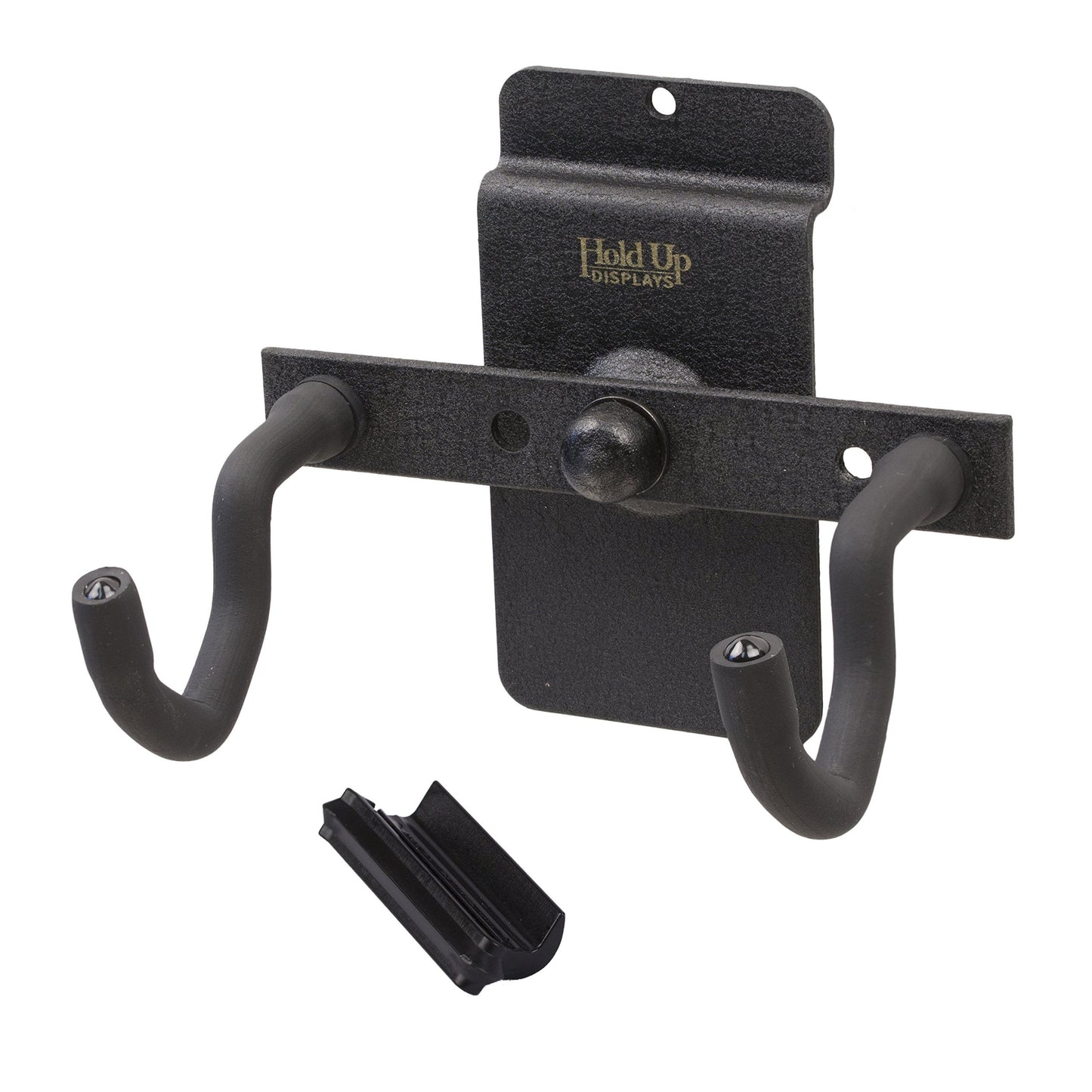 Hold Up Displays Pistol Holder for 3" Slatwall Handgun Display